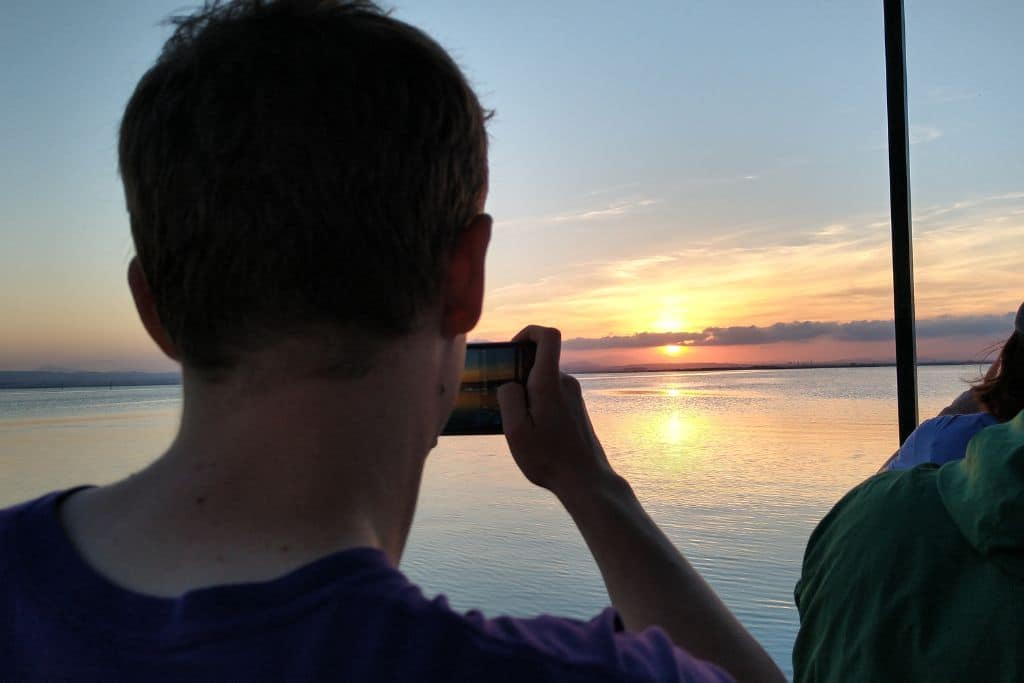 The perfect shot of Albufera sunset for Instagram