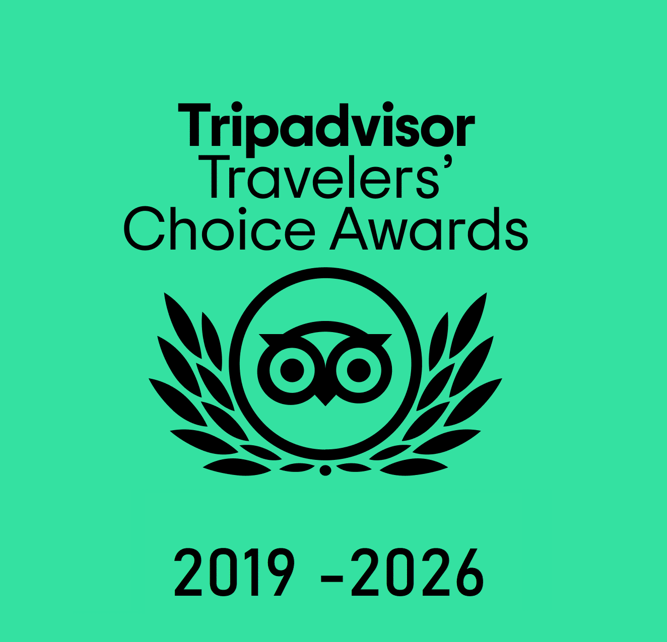 Winner Trip Advisor Travellers Choice 2025