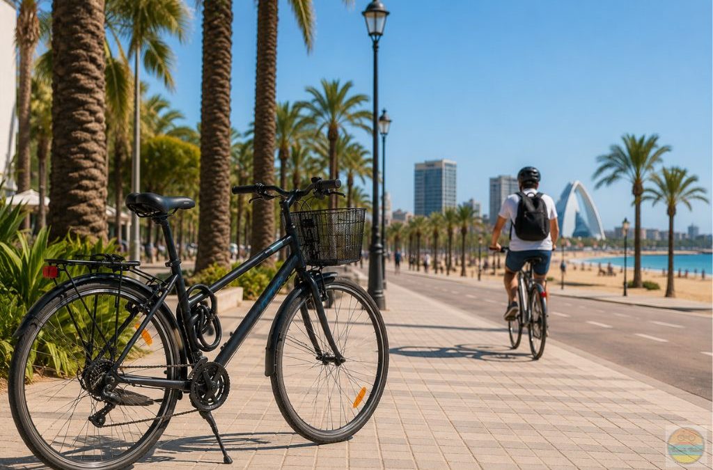 What should I check before renting a bike in Valencia?