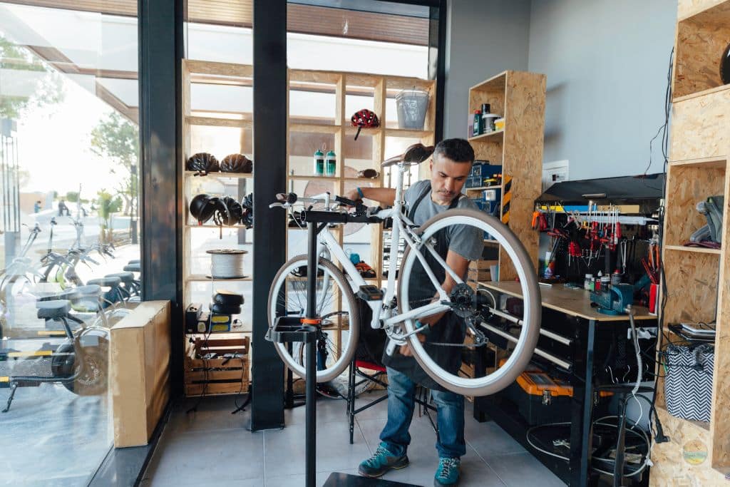 Bike maintenance workshop